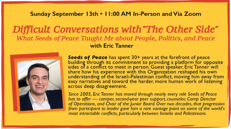 “DIFFICULT CONVERSATIONS with “THE OTHER SIDE” – with Eric Tanner